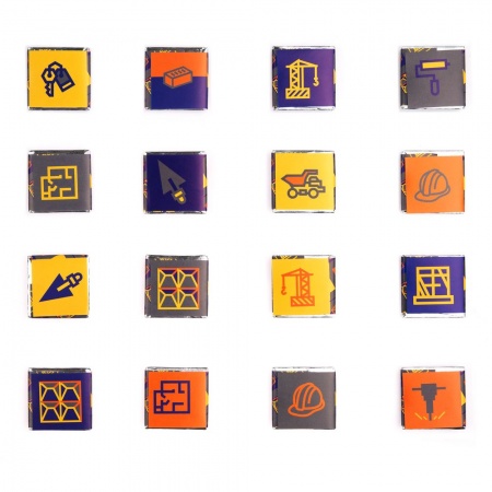 Набор с горьким шоколадом Industry, строительство