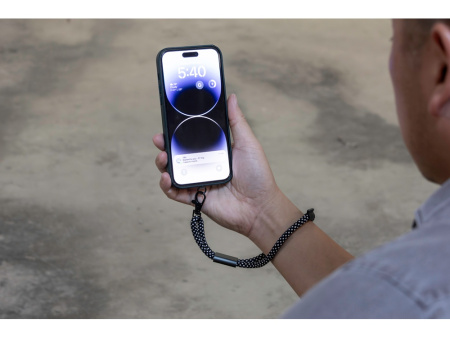 Ремешок-держатель для телефона на запястье «Lany Wristband Eco», серый