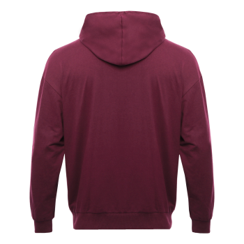 Толстовка STAN Oversize Zip с капюшоном футер без начёса 240, 99, Бордовый,  (66)  (50/L)