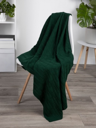 Плед Trenza, зеленый