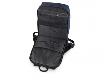 Рюкзак «Bronn» с отделением для ноутбука 15.6", синий меланж