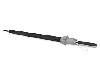 Зонт-трость "Reflect" полуавтомат, в чехле, черный (Р)