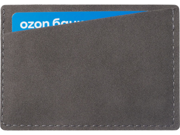 Футляр на 3 пластиковые карты "Alicante", темно-серый