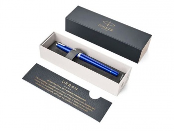 Ручка роллер «Parker Urban Core Nighsky Blue CT», синий/серебристый Ручка роллер «Parker Urban Core Nighsky Blue CT», синий/серебристый