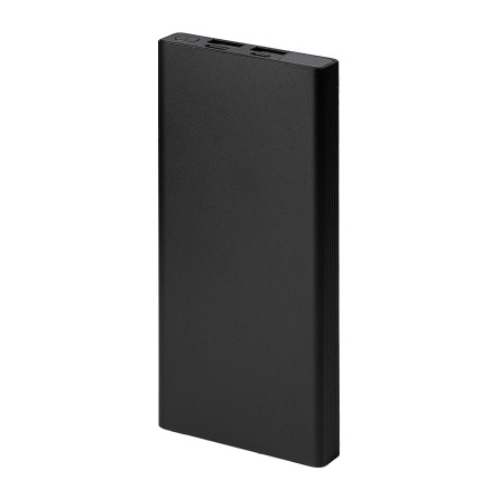 Универсальный аккумулятор Iron line 10 (10000 мАч), металл, черный, 14,7х6.6х1,5 см