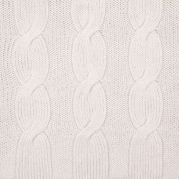 Плед Snefald, жемчужно-белый