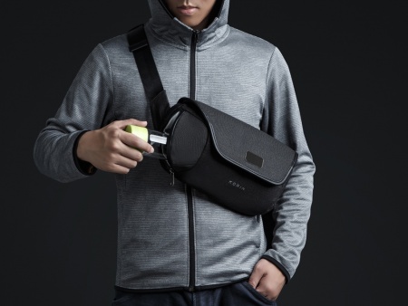 Антикражная сумка на пояс Clickpack, черный