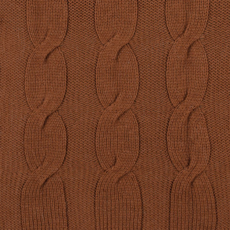 Плед Snefald, коричневый (темное золото)