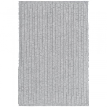 Плед Trenza, светло-серый