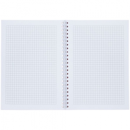 Блокнот Salvador в клетку, красный