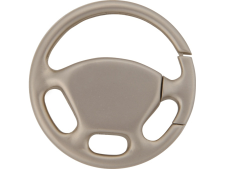 Брелок "Руль", серебристый