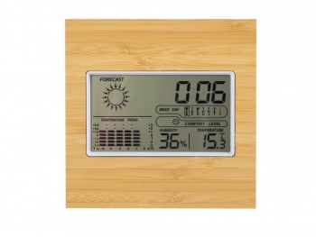 Метеостанция из бамбука "Moscow Heat" (P)