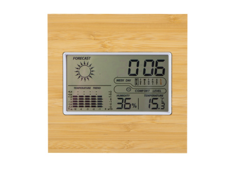 Метеостанция из бамбука "Moscow Heat" (P)