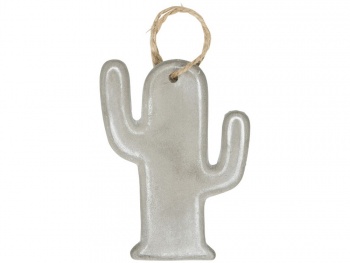 Сезонное украшение с кактусом, серый