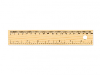 Набор из 8 карандашей в пенале с линейкой