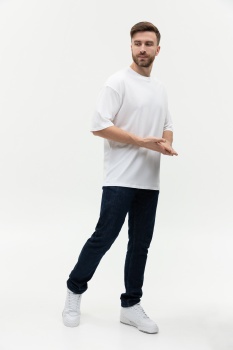 Футболка унисекс оверсайз STAN хлопок 140, 39, Белый,  (10)  (44/XS)