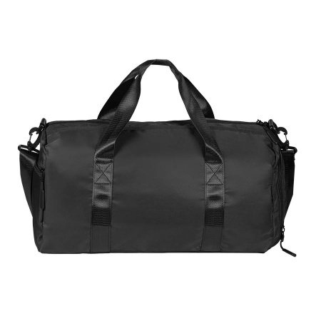 Сумка спортивная "Gym", чёрная, 45х21х20 см, полиэстер