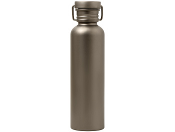 Бутылка для воды из титана "Titan", 750ml, темно-серый
