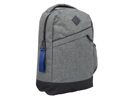 Брелок-ремувка из эко-кожи с карабином "Domino", темно-синий