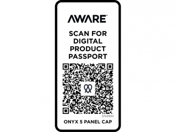 Onyx с 5 панелями Aware™ кепка из переработанных материалов - Белый