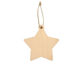 Подвеска деревянная «Звезда»