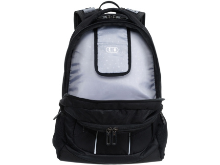 Рюкзак TORBER XPLOR с отделением для ноутбука 15", чёрный, полиэстер 600D, 35x20x47 см, 33л