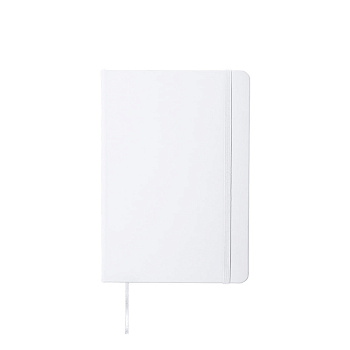 Блокнот для записей KIOTO, с антибактериальным покрытием, формат A5, ПУ, 14.7 x 21 x 1.5 см, белый