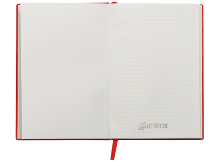 Набор блокнот в гибкой обложке А5 и металлическая шариковая ручка "Nabokov", красный