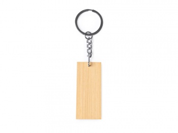 Брелок KRAUS из натурального дерева и стали KRAUS, прямоугольный