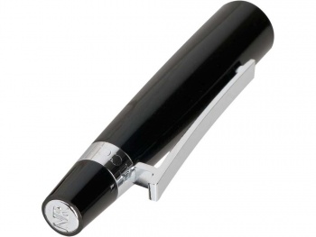 Ручка шариковая Nina Ricci модель «Funambule striped» в футляре, серебристый/черный