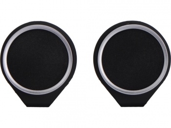 Портативные парные колонки Qjet TWS "Mates" с красными кольцами