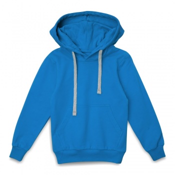 Толстовка с капюшоном детская Kirenga Kids, бирюзовая