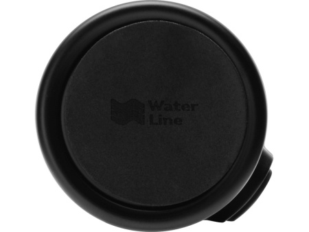 Вакуумная термокружка с кнопкой Upgrade, Waterline, тубус, черный