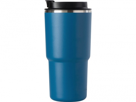 Вакуумная термокружка с  керамическим покрытием «Pick-Up», 650 мл, синий