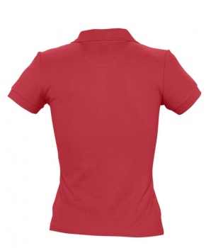 Рубашка поло женская People 210, красная