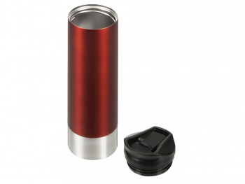 Герметичная термокружка c двойными стенками и медным слоем "Torrid", 470 мл, темно-красный