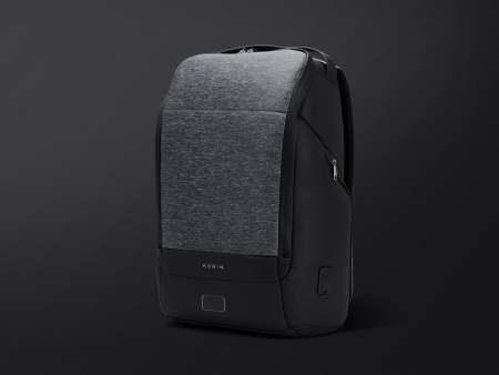 Антикражный рюкзак FlexPackPro для ноутбука 15.6", серый/черный