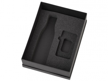 Подарочный набор с термобутылкой и повербанком С1, 5000 mAh, красный