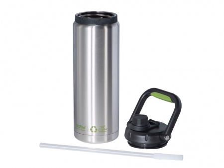 Вакуумный термос «Canyon Jug» из переработанной стали, серебристый, 1430 мл