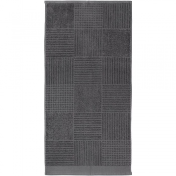 Полотенце Farbe, среднее, темно-серое