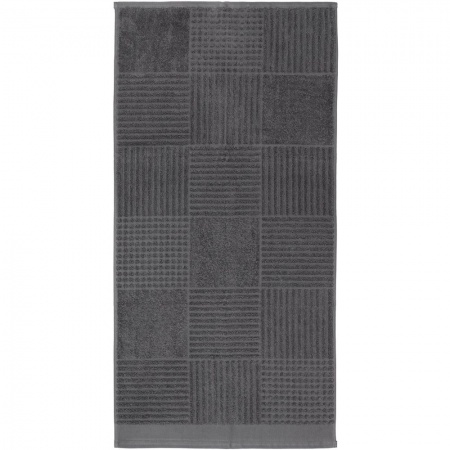 Полотенце Farbe, среднее, темно-серое