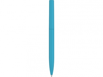 Шариковая ручка  "Bright F Gum" soft-touch, голубой