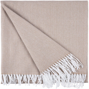 Плед «Гирвас», бежевый