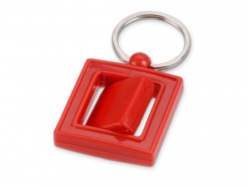 Брелок с вращающимся элементом, красный