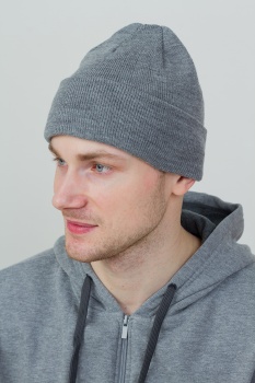 Шапка STAN акрил 115, Тёмный меланж (60) (56-58/ONE SIZE)