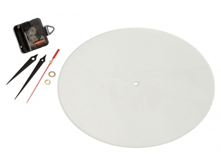 Часы настенные круглые из стекла 28 см «Thames» (Р)