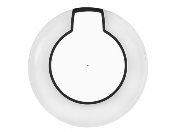 Беспроводная зарядка «Pod» со светодиодной подсветкой, белый