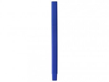 Ручка шариковая пластиковая "Quadro Soft", квадратный корпус с покрытием софт-тач, синий