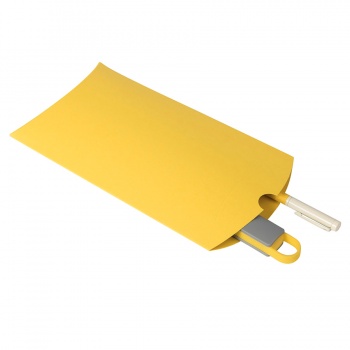 Коробка подарочная PACK, 23*16*4 см, желтый