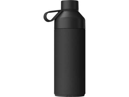 Бутылка для воды Big Ocean Bottle объемом 1000 мл с вакуумной изоляцией, черный